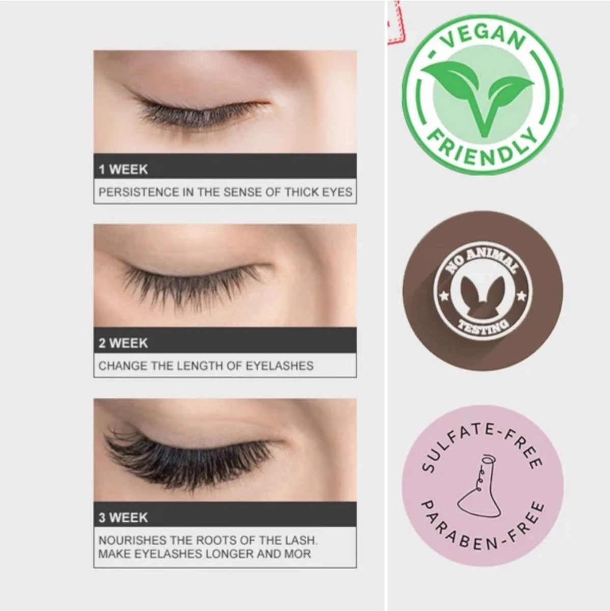 Heritage Wimperserum Rapid Grow Geschikt Voor Wimperextensions Olievrije. Naturel Ingrediënten - Oil Free Lash Serum Suitable For Lash Extensions Wearer 5 Heritage Wimperserum Rapid Grow Geschikt Voor Wimperextensions Olievrije. Naturel Ingrediënten - Oil Free Lash Serum Suitable For Lash Extensions Wearer - Image 3