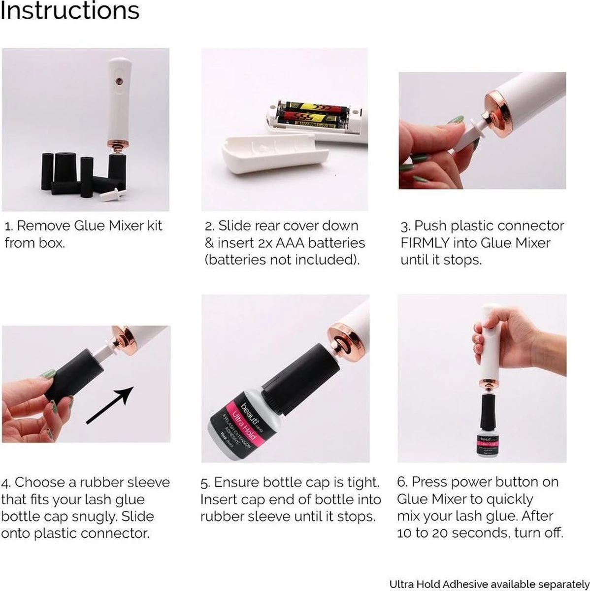 Lashes & More - GLUE SHAKER - Lijmschudder - Inkt Mixen - GLUE MIXER - Voor Het Goed Mengen Van Wimperlijm Nagellak Pigment Of Tattoo Inkt - Met Ventilator 9 Lashes & More - GLUE SHAKER - Lijmschudder - Inkt Mixen - GLUE MIXER - Voor Het Goed Mengen Van Wimperlijm Nagellak Pigment Of Tattoo Inkt - Met Ventilator - Image 7