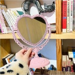 Kawaii Roze Makeup Spiegel - Hart Spiegel - Dubbelzijdig - Makeup Mirror 12 Kawaii Roze Makeup Spiegel - Hart Spiegel - Dubbelzijdig - Makeup Mirror -Modecosmetica Winkel 1198x1200 80