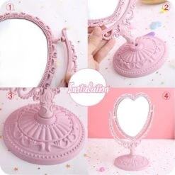 Kawaii Roze Makeup Spiegel - Hart Spiegel - Dubbelzijdig - Makeup Mirror 15 Kawaii Roze Makeup Spiegel - Hart Spiegel - Dubbelzijdig - Makeup Mirror -Modecosmetica Winkel 1198x1200 81