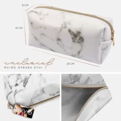 Evvie 24-delige Make-up Kwastenset - Wit/Rosé Goud - In Etui Marble 14 Evvie 24-delige Make-up Kwastenset - Wit/Rosé Goud - In Etui Marble -Modecosmetica Winkel 1199x1200 22