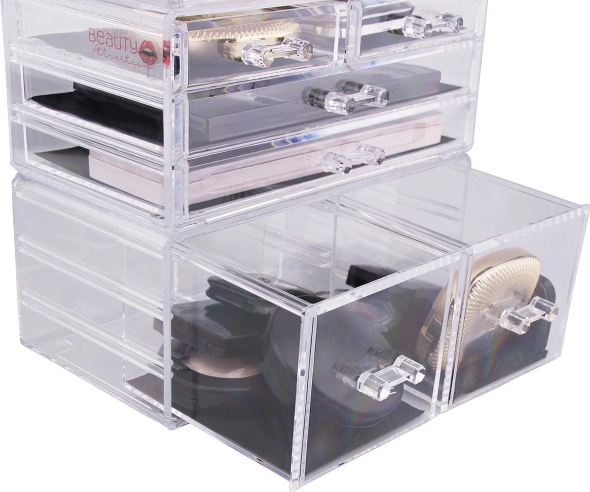 Beauty Attraction Make Up Organizer – Opbergdoos – Nagellak – Organizer 22 X 2,12 X 5,8 CM – 24 X 15 X 11 CM – Transparant 10 Beauty Attraction Make Up Organizer – Opbergdoos – Nagellak – Organizer 22 X 2,12 X 5,8 CM – 24 X 15 X 11 CM – Transparant - Image 8