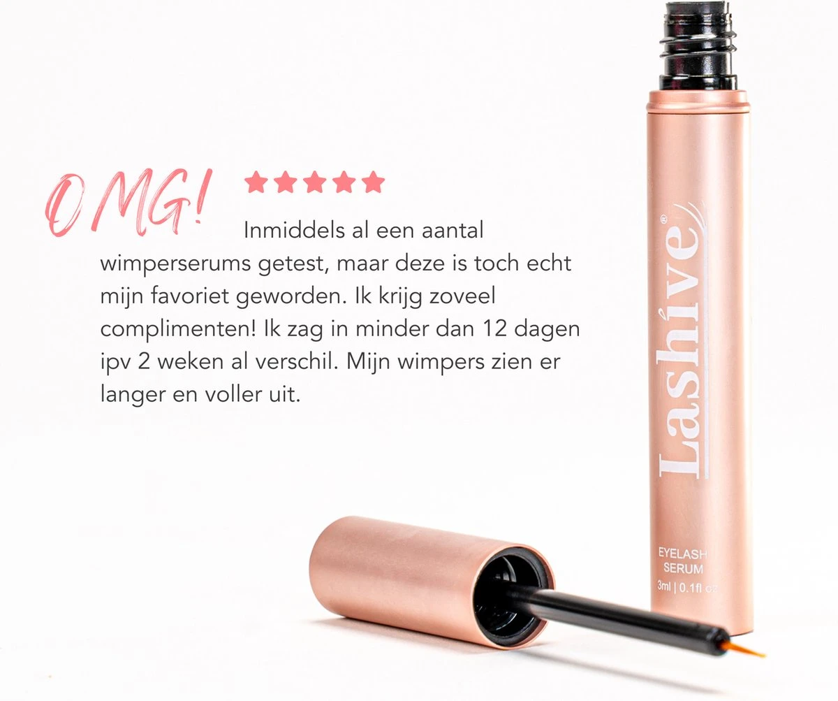 Lashive Wimperserum - Wimper Groeiserum - 3 Ml - Wenkbrauw Serum - Lash Lift Kit - Lashserum 5 Lashive Wimperserum - Wimper Groeiserum - 3 Ml - Wenkbrauw Serum - Lash Lift Kit - Lashserum - Image 3