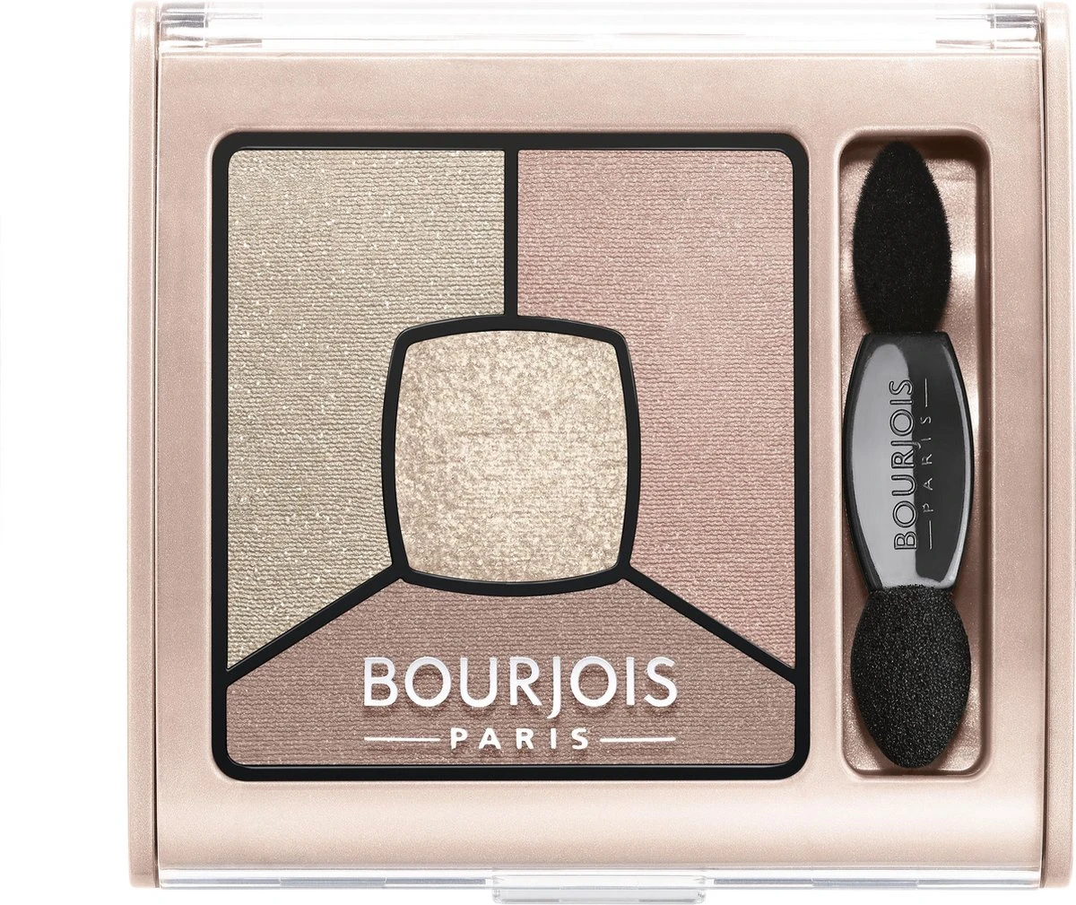 Bourjois Smoky Stories Quad Oogschaduw Palette - 14 Tomber Des Nudes 3 Bourjois Smoky Stories Quad Oogschaduw Palette - 14 Tomber Des Nudes