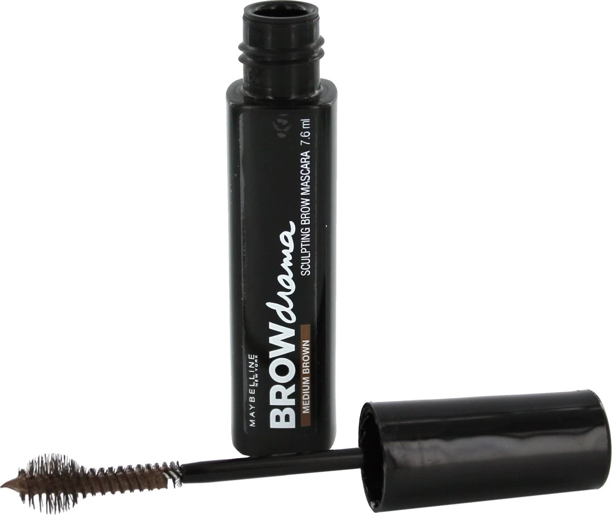 Maybelline Brow Drama - Medium Brown - Bruin - Wenkbrauwmascara 5 Maybelline Brow Drama - Medium Brown - Bruin - Wenkbrauwmascara - Image 3