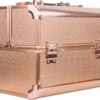 Aluminium Koffer Rosé Gold Met Opbergvakken