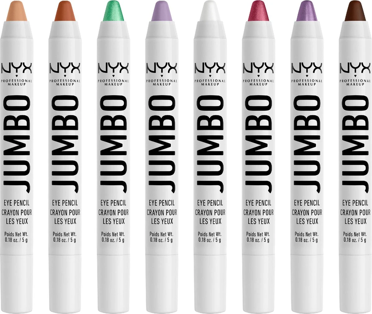 NYX Professional Makeup - Holidays 2022 Mrs Claus - Jumbo Eye Vault - 8 Jumbo Eye Pencils 4 NYX Professional Makeup - Holidays 2022 Mrs Claus - Jumbo Eye Vault - 8 Jumbo Eye Pencils - Image 2