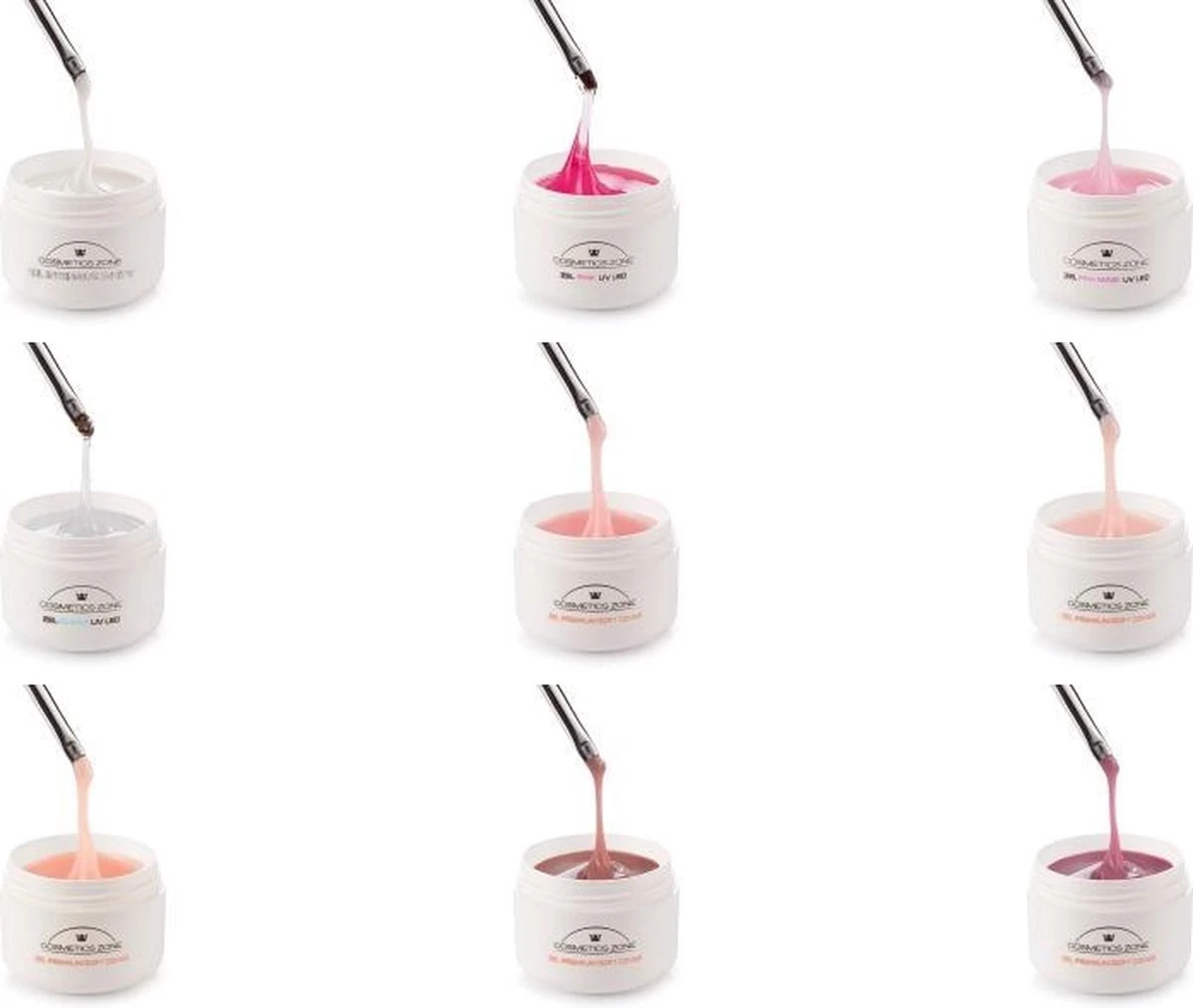 Cosmetics Zone UV/LED Gel Clear - 5 Ml 3 Cosmetics Zone UV/LED Gel Clear - 5 Ml