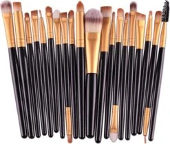 Evvie 20-delige Make-up Kwasten Set - Goud Zwart 15 Evvie 20-delige Make-up Kwasten Set - Goud Zwart -Modecosmetica Winkel 1200x1014 9