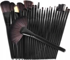Professionele 24-Delige Make-Up Kwastenset - Cosmetica Visagie Makeup Kwasten Set - Mascara/Oogschaduw/Concealer/Foundation/Blush/Eyeliner/Highlighter/Poederkwast Beauty Brush - Contourkwast Make Up Brushes Borstels Penselen - Met Luxe Opberg Etui 17 Professionele 24-Delige Make-Up Kwastenset - Cosmetica Visagie Makeup Kwasten Set - Mascara/Oogschaduw/Concealer/Foundation/Blush/Eyeliner/Highlighter/Poederkwast Beauty Brush - Contourkwast Make Up Brushes Borstels Penselen - Met Luxe Opberg Etui -Modecosmetica Winkel 1200x1022 6