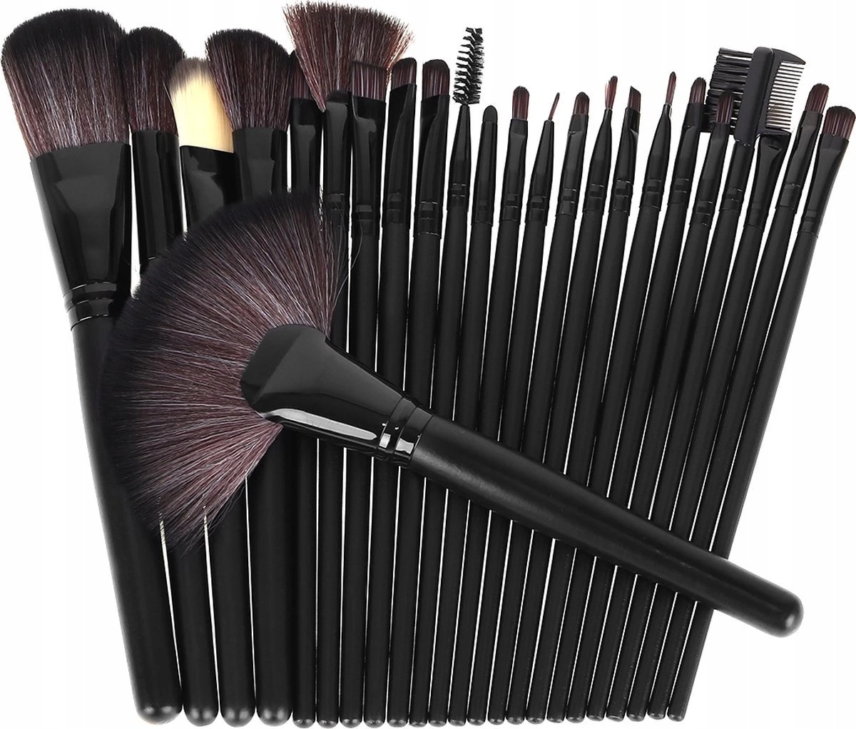 Professionele 24-Delige Make-Up Kwastenset - Cosmetica Visagie Makeup Kwasten Set - Mascara/Oogschaduw/Concealer/Foundation/Blush/Eyeliner/Highlighter/Poederkwast Beauty Brush - Contourkwast Make Up Brushes Borstels Penselen - Met Luxe Opberg Etui 6 Professionele 24-Delige Make-Up Kwastenset - Cosmetica Visagie Makeup Kwasten Set - Mascara/Oogschaduw/Concealer/Foundation/Blush/Eyeliner/Highlighter/Poederkwast Beauty Brush - Contourkwast Make Up Brushes Borstels Penselen - Met Luxe Opberg Etui - Image 4