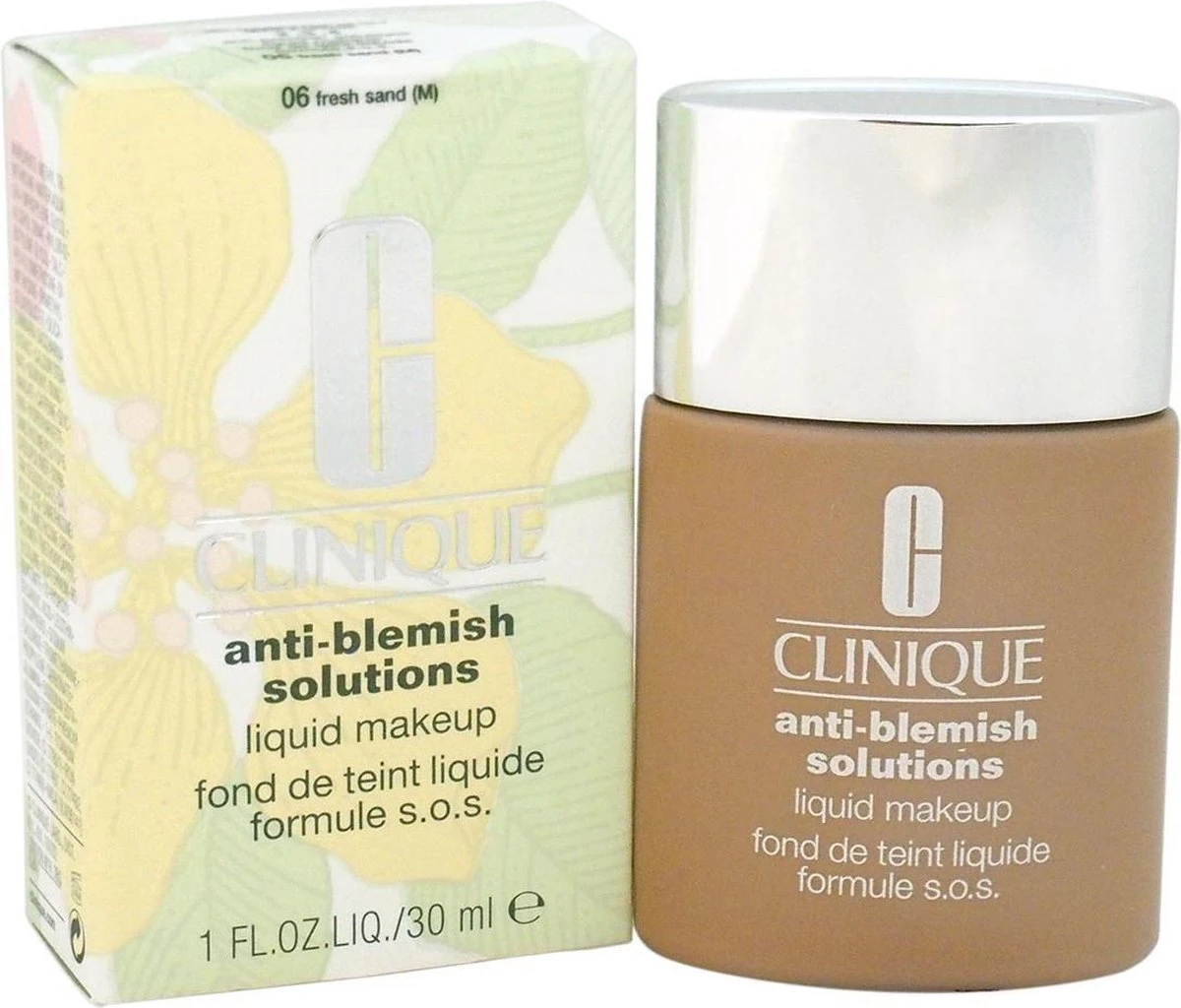 Clinique Anti Blemish Solutions Liquid Foundationl - 06 Fresh Sand 8 Clinique Anti Blemish Solutions Liquid Foundationl - 06 Fresh Sand - Image 6