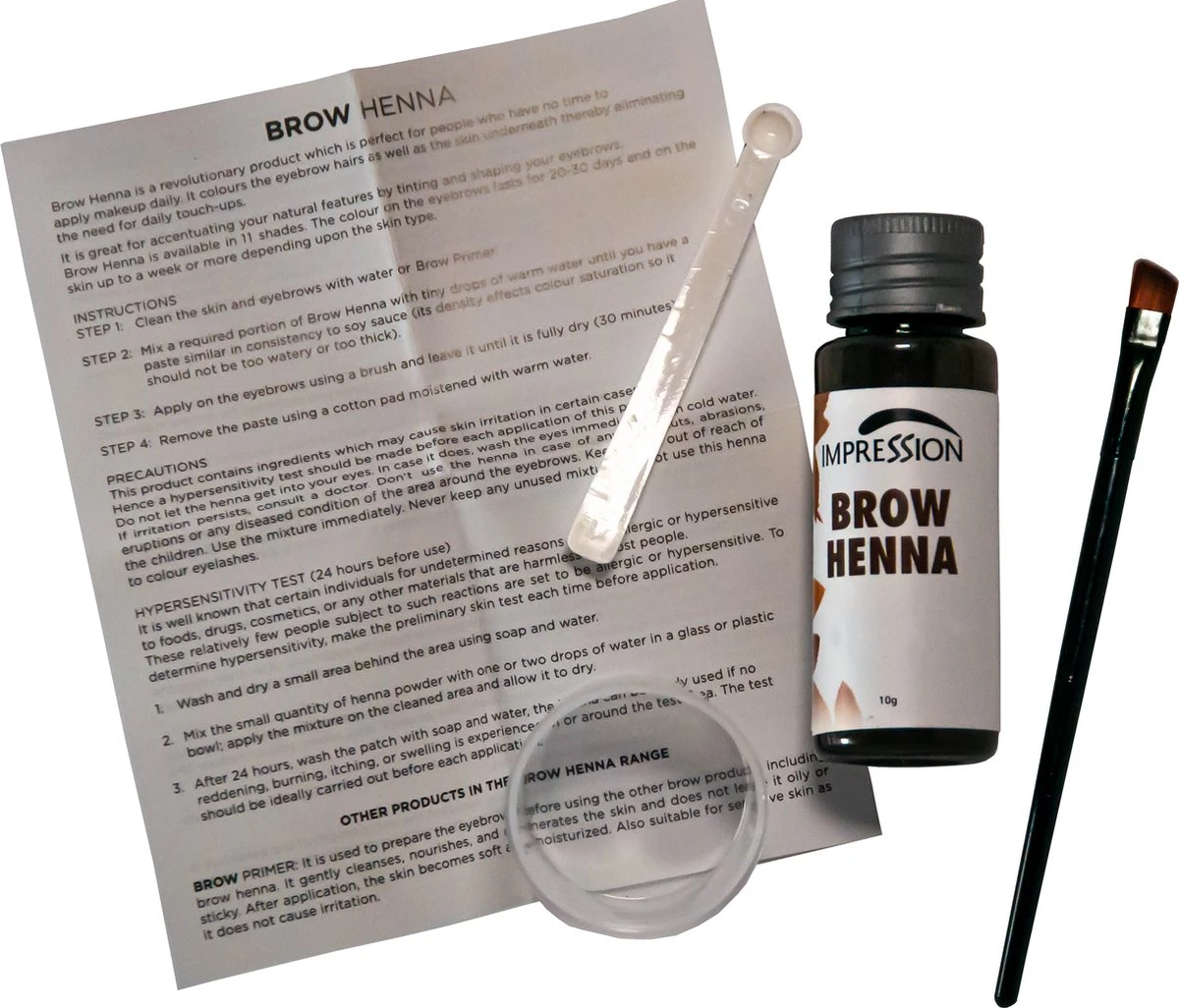 Impression Henna Wenkbrauwverf | Chocolade Bruin | Chocolate Brown | Chocolat Brun | Brow Henna | Goed Voor Meer Dan 20 Behandelingen 4 Impression Henna Wenkbrauwverf | Chocolade Bruin | Chocolate Brown | Chocolat Brun | Brow Henna | Goed Voor Meer Dan 20 Behandelingen - Image 2