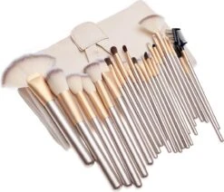 Professionele Make-up Kwastenset - 24 Delig - Beige-Goud -Modecosmetica Winkel 1200x1030 5