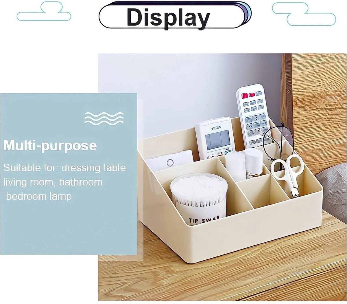 Merkloos Make-Up Organizers - Opbergdoos - Cosmetica - Beige - Sieraden - Nagelak - Make Up Organizer - Make Up Organizers 7 Merkloos Make-Up Organizers - Opbergdoos - Cosmetica - Beige - Sieraden - Nagelak - Make Up Organizer - Make Up Organizers - Image 5