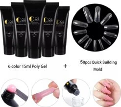 Royala - Professionele Poly Gel Starter Kit POG3. – 6 Kleuren Polygel + 6 Kleuren UV Gel - 12 Kleuren Polygel Pakket - Incl. 36 W UV Nageldroger - Poly Acryl Nagels - Nail Art - Gel Lak 29 Royala - Professionele Poly Gel Starter Kit POG3. – 6 Kleuren Polygel + 6 Kleuren UV Gel - 12 Kleuren Polygel Pakket - Incl. 36 W UV Nageldroger - Poly Acryl Nagels - Nail Art - Gel Lak -Modecosmetica Winkel 1200x1060