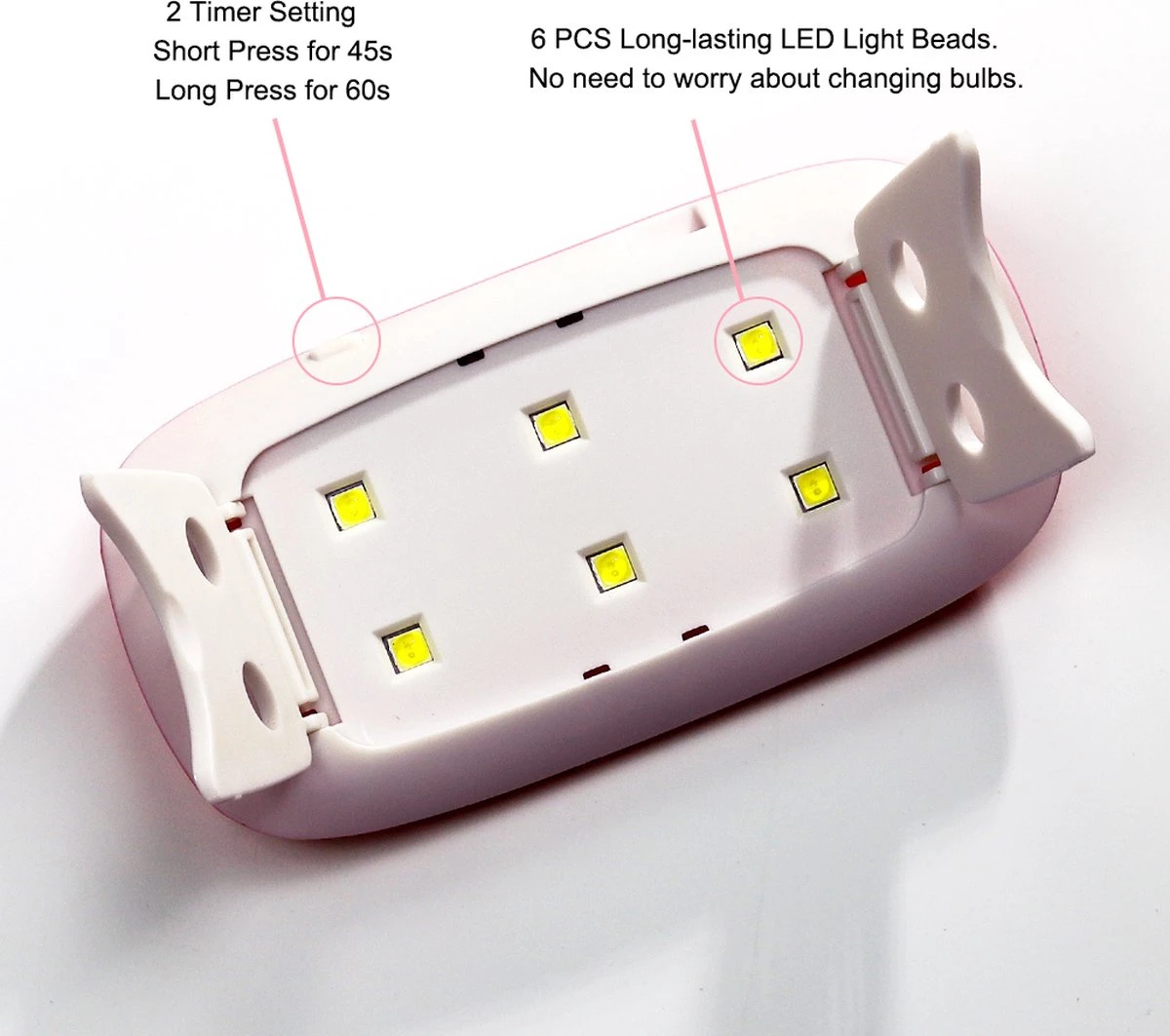 Royala C - Gellak Starterspakket + Inclusief Portable UV LED Lamp + Met 6 Verschillende Gellak Kleuren - Gellak Lamp – Gellac Set - Alle Benodigdheden In Eén 13 Royala C - Gellak Starterspakket + Inclusief Portable UV LED Lamp + Met 6 Verschillende Gellak Kleuren - Gellak Lamp – Gellac Set - Alle Benodigdheden In Eén - Image 11