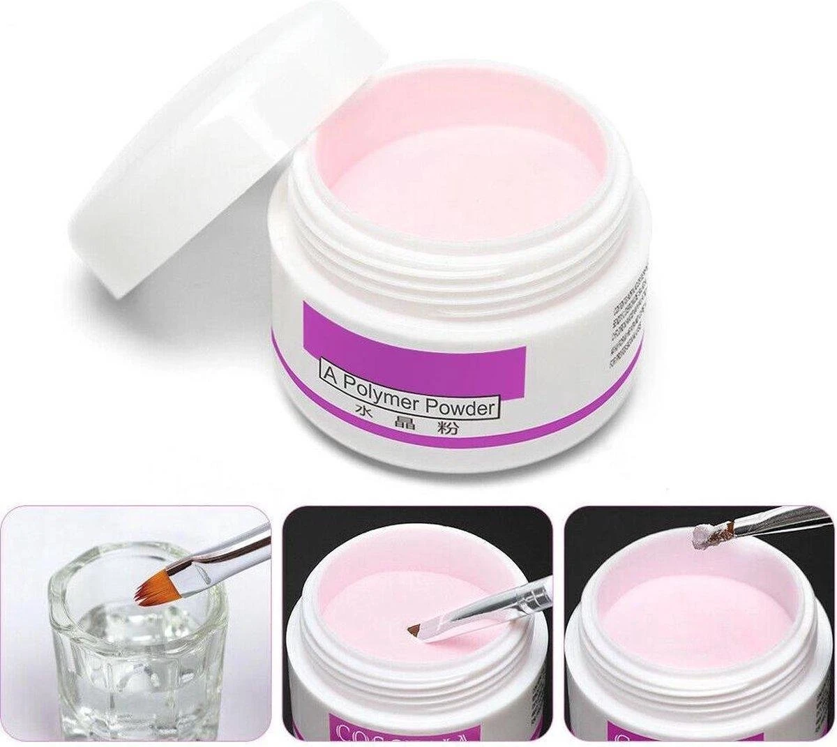 LOUZIR Acrylnagels Starterspakket- 42 Kleuren Acryl Poeders- Nagelgel- Glitters - Cadeautip 9 LOUZIR Acrylnagels Starterspakket- 42 Kleuren Acryl Poeders- Nagelgel- Glitters - Cadeautip - Image 7