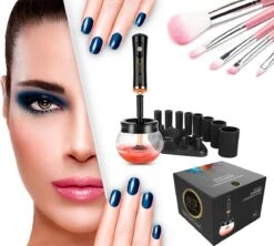 MaMo Subliem - Elektrische Make Up Kwasten Reiniger - Cadeau Tip - Brush Cleaner - Make-up Borstel Reiniger - Make Up Kwasten Reiniger - Wassen - Föhnen - Hygiëne - Make-up Kwastenreiniger