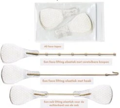 Face Lift Tape - Licht Haar - Facelift Zonder Chirurgie - Instant Eyes, Face And Neck Lift - Blond/wit/licht Haar - 40 Stuks - Transparent 12 Face Lift Tape - Licht Haar - Facelift Zonder Chirurgie - Instant Eyes, Face And Neck Lift - Blond/wit/licht Haar - 40 Stuks - Transparent -Modecosmetica Winkel 1200x1077 5