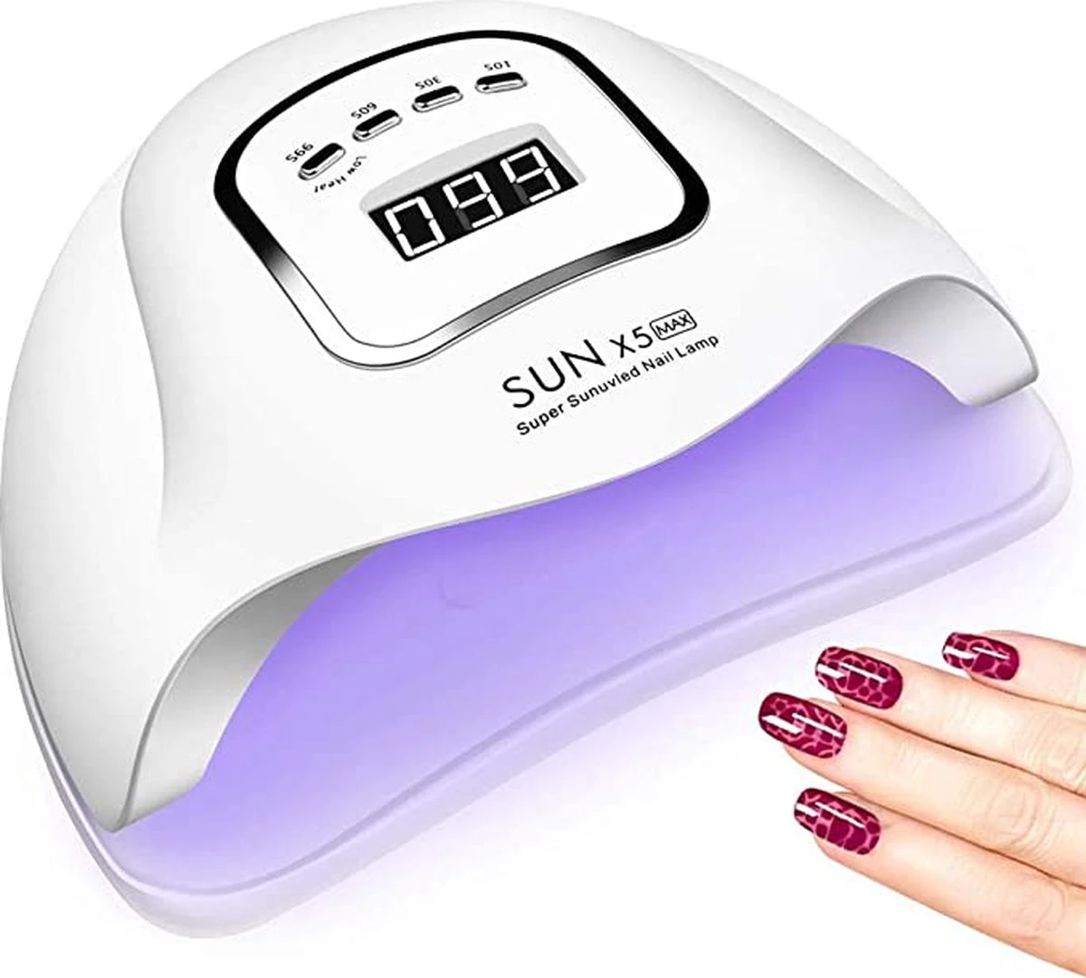 Merkloos Krachtige - 150 Watt UV LED Lamp Nagels - 45 Leds Nagellamp - Wit 3 Merkloos Krachtige - 150 Watt UV LED Lamp Nagels - 45 Leds Nagellamp - Wit