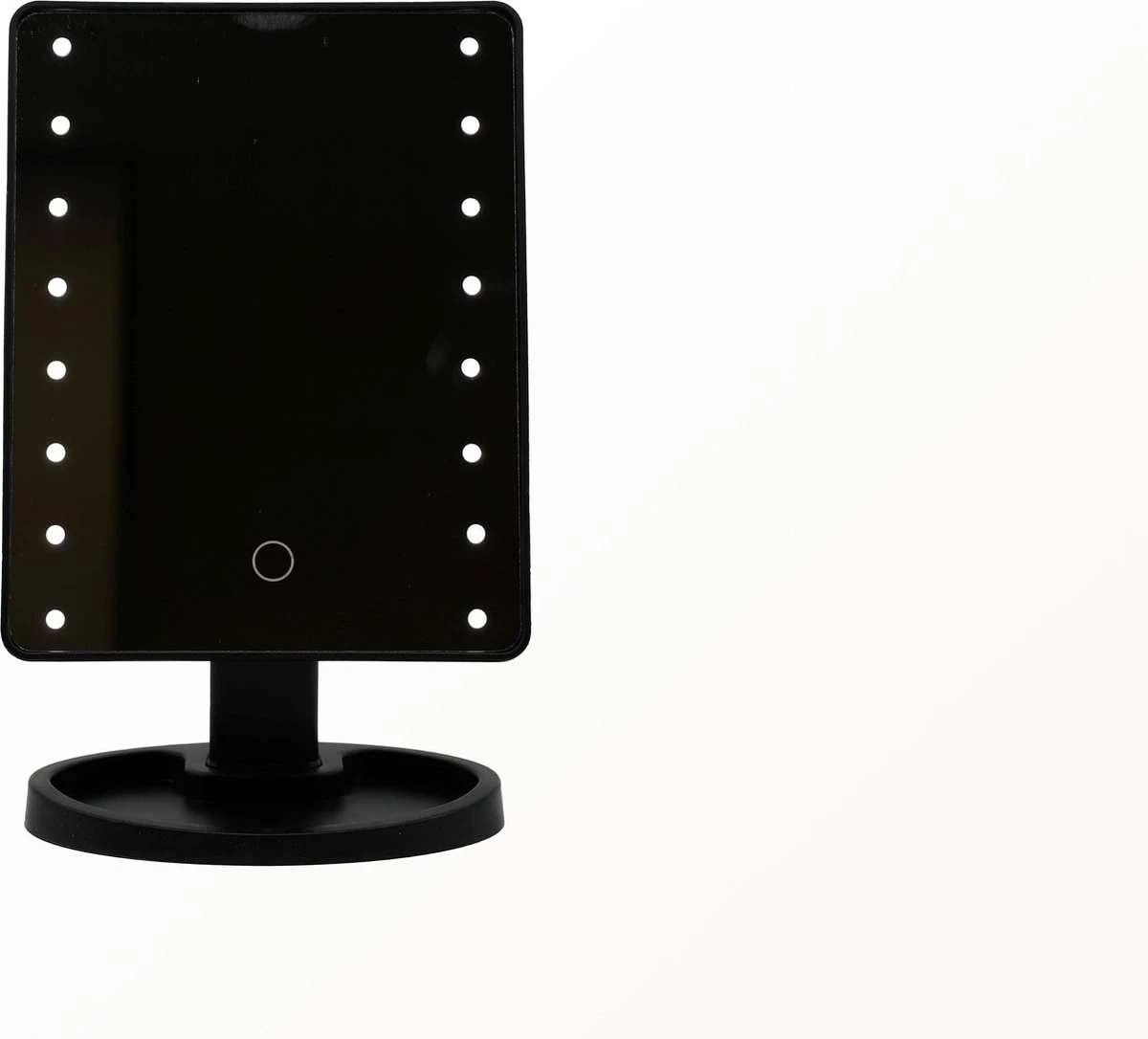 Draaibare Make-up Spiegel Met 16 Ingebouwde LED Lampjes - Zwart - Verlichting - Cosmetica - Draaibaar - Spiegel - LED - Make-up - Make-up Spiegel 7 Draaibare Make-up Spiegel Met 16 Ingebouwde LED Lampjes - Zwart - Verlichting - Cosmetica - Draaibaar - Spiegel - LED - Make-up - Make-up Spiegel - Image 5