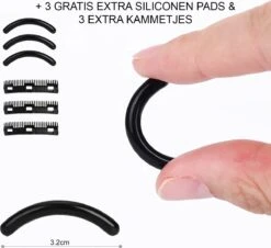 INTER-ESQUE® Wimperkruller - Eyelash Curler + 3x Gratis Extra Siliconen Pad & 3x Extra Kam - Zwart 13 INTER-ESQUE® Wimperkruller - Eyelash Curler + 3x Gratis Extra Siliconen Pad & 3x Extra Kam - Zwart -Modecosmetica Winkel 1200x1099 3