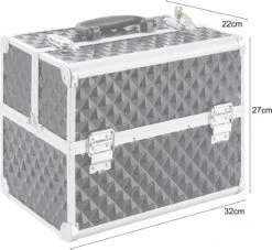 AREBOS Cosmeticakoffer Beauty Case Multikoffer 15 L Zwart 17 AREBOS Cosmeticakoffer Beauty Case Multikoffer 15 L Zwart -Modecosmetica Winkel 1200x1101 3