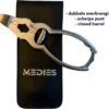 Medies - Premium Professionele Nageltang Met Dubbele Overbrenging Voor Harde Teennagels Met Gratis Kunstlederen Opbergtas | Dubbelscharniertang Gebogen | Nagelknipper | Nagelschaar - Zachte Opening En Sluiting