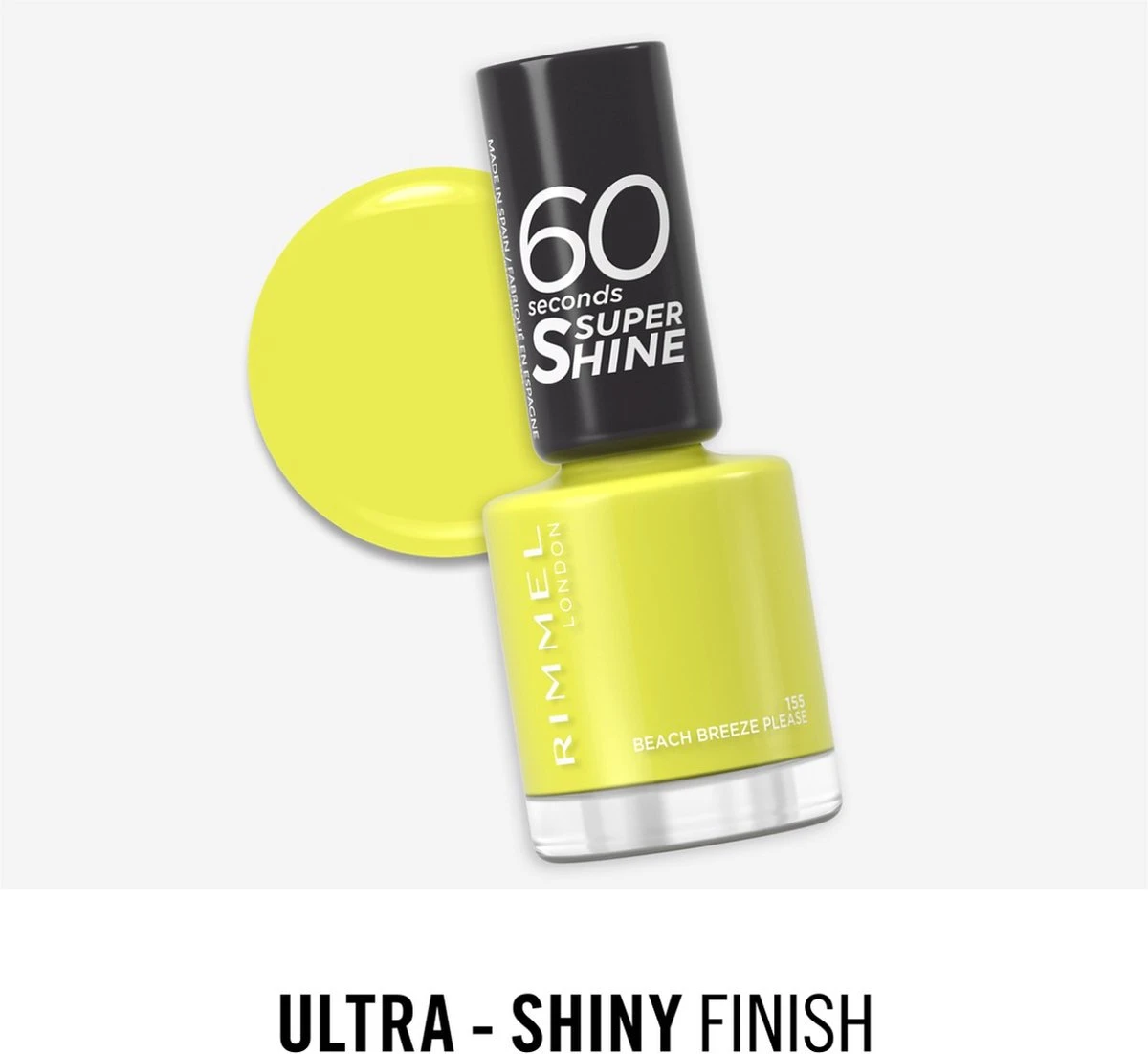 Rimmel London 60 Seconds SuperShine Nagellak - 155 Beach Breeze Please 9 Rimmel London 60 Seconds SuperShine Nagellak - 155 Beach Breeze Please - Image 7