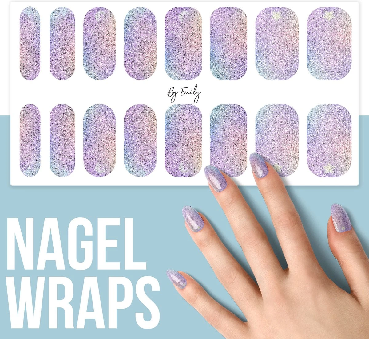 By Emily - Nagel Wrap - | Galaxy Dream | 16 Stickers | Nail Wrap | Nail Art | Trendy | Design | Nagellakvrij | Eenvoudig | Nagel Wrap | Nagel Stickers | Folie | Zelfklevend | Sjablonen 3 By Emily - Nagel Wrap - | Galaxy Dream | 16 Stickers | Nail Wrap | Nail Art | Trendy | Design | Nagellakvrij | Eenvoudig | Nagel Wrap | Nagel Stickers | Folie | Zelfklevend | Sjablonen