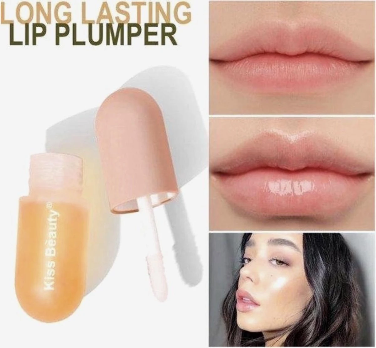 Natuurlijke Lip Plumper| Gember Extract & Vitamine E - Vollere Lippen - Lip Care - Lip Filler - Full Lips - Volume Van Je Lippen- Herstellende Lippen- Lipgloss Intense- Lip Maximizer - Mint Extract & Vitamine E- Selfcare - Extreme Lipgloss 4 Natuurlijke Lip Plumper| Gember Extract & Vitamine E - Vollere Lippen - Lip Care - Lip Filler - Full Lips - Volume Van Je Lippen- Herstellende Lippen- Lipgloss Intense- Lip Maximizer - Mint Extract & Vitamine E- Selfcare - Extreme Lipgloss - Image 2