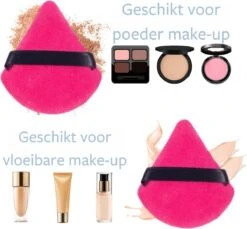 Merkloos Powder Puff - Beauty Blender - Powder Puff Driehoek - 5 Stuks - Hot Pink 11 Merkloos Powder Puff - Beauty Blender - Powder Puff Driehoek - 5 Stuks - Hot Pink -Modecosmetica Winkel 1200x1113 5