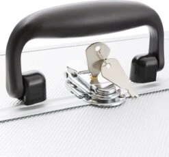 AREBOS Cosmetica Koffer - Beauty Case - Cosmetica Trolley - 15 L - Zilber 18 AREBOS Cosmetica Koffer - Beauty Case - Cosmetica Trolley - 15 L - Zilber -Modecosmetica Winkel 1200x1116 8