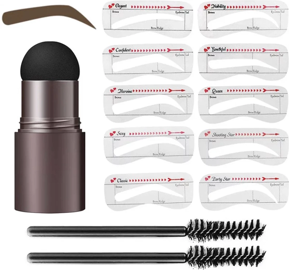 Kopari Wenkbrauw Stempel - Wenkbrauw Stempel - Make Up Inclusief Sjablonen - Eyebrow Stamp - Stempelset - Brow Stamp - Wenkbrauw Sjabloon 9 Kopari Wenkbrauw Stempel - Wenkbrauw Stempel - Make Up Inclusief Sjablonen - Eyebrow Stamp - Stempelset - Brow Stamp - Wenkbrauw Sjabloon - Image 7