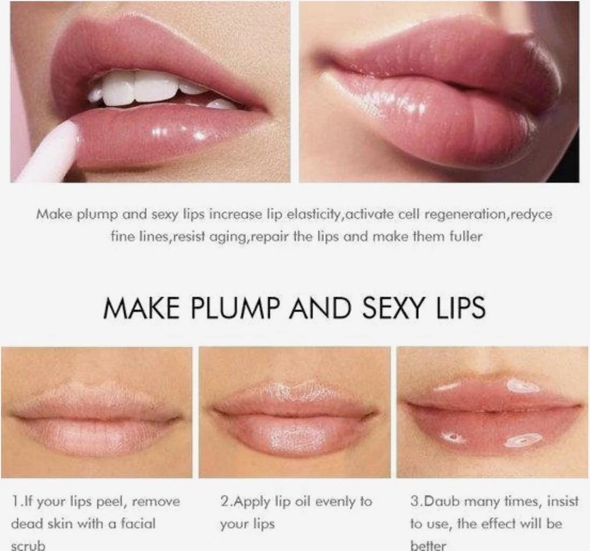 Natuurlijke Lip Plumper| Gember Extract & Vitamine E - Vollere Lippen - Lip Care - Lip Filler - Full Lips - Volume Van Je Lippen- Herstellende Lippen- Lipgloss Intense- Lip Maximizer - Mint Extract & Vitamine E- Selfcare - Extreme Lipgloss 5 Natuurlijke Lip Plumper| Gember Extract & Vitamine E - Vollere Lippen - Lip Care - Lip Filler - Full Lips - Volume Van Je Lippen- Herstellende Lippen- Lipgloss Intense- Lip Maximizer - Mint Extract & Vitamine E- Selfcare - Extreme Lipgloss - Image 3