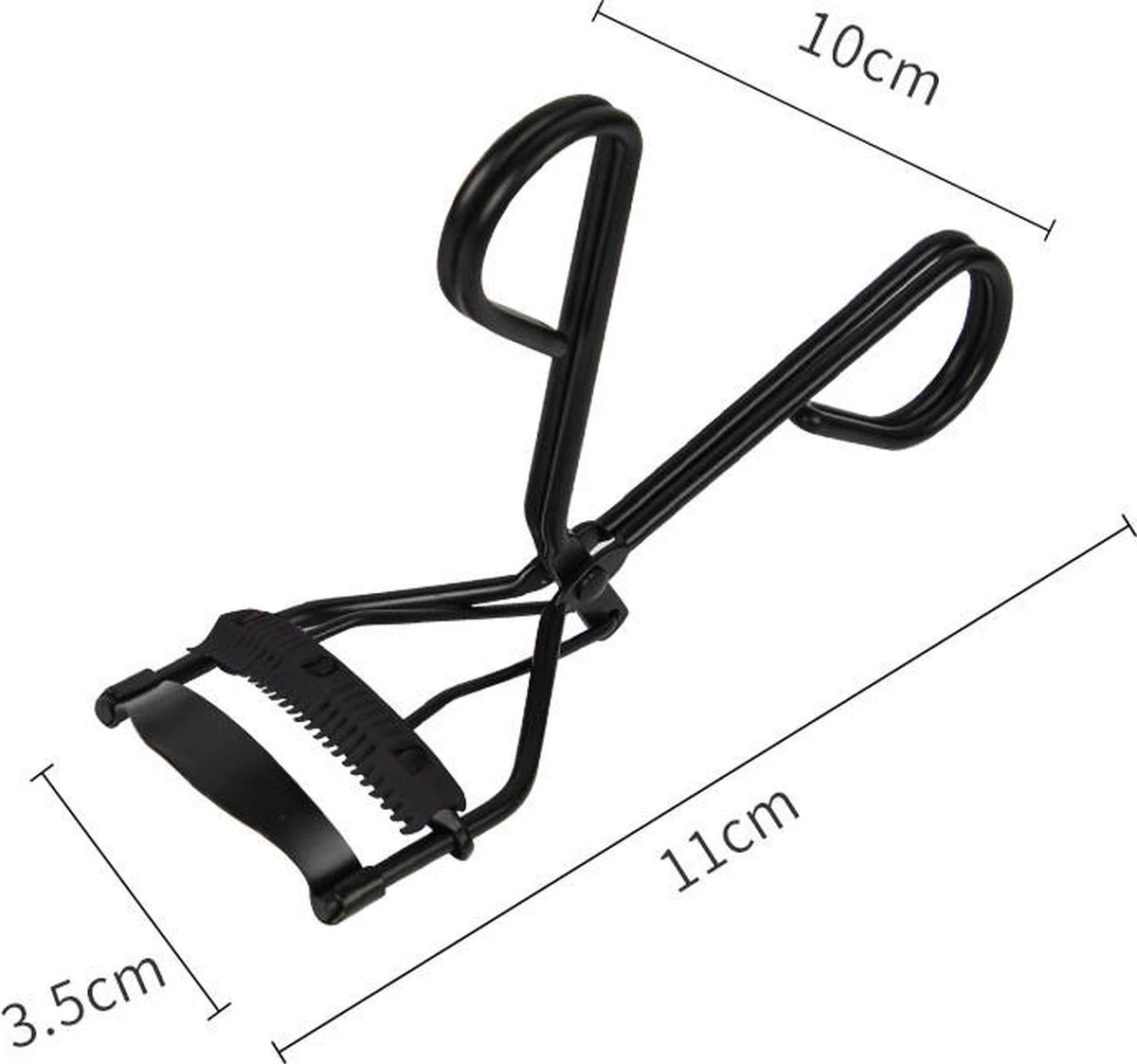 INTER-ESQUE® Wimperkruller - Eyelash Curler + 3x Gratis Extra Siliconen Pad & 3x Extra Kam - Zwart 9 INTER-ESQUE® Wimperkruller - Eyelash Curler + 3x Gratis Extra Siliconen Pad & 3x Extra Kam - Zwart - Image 7