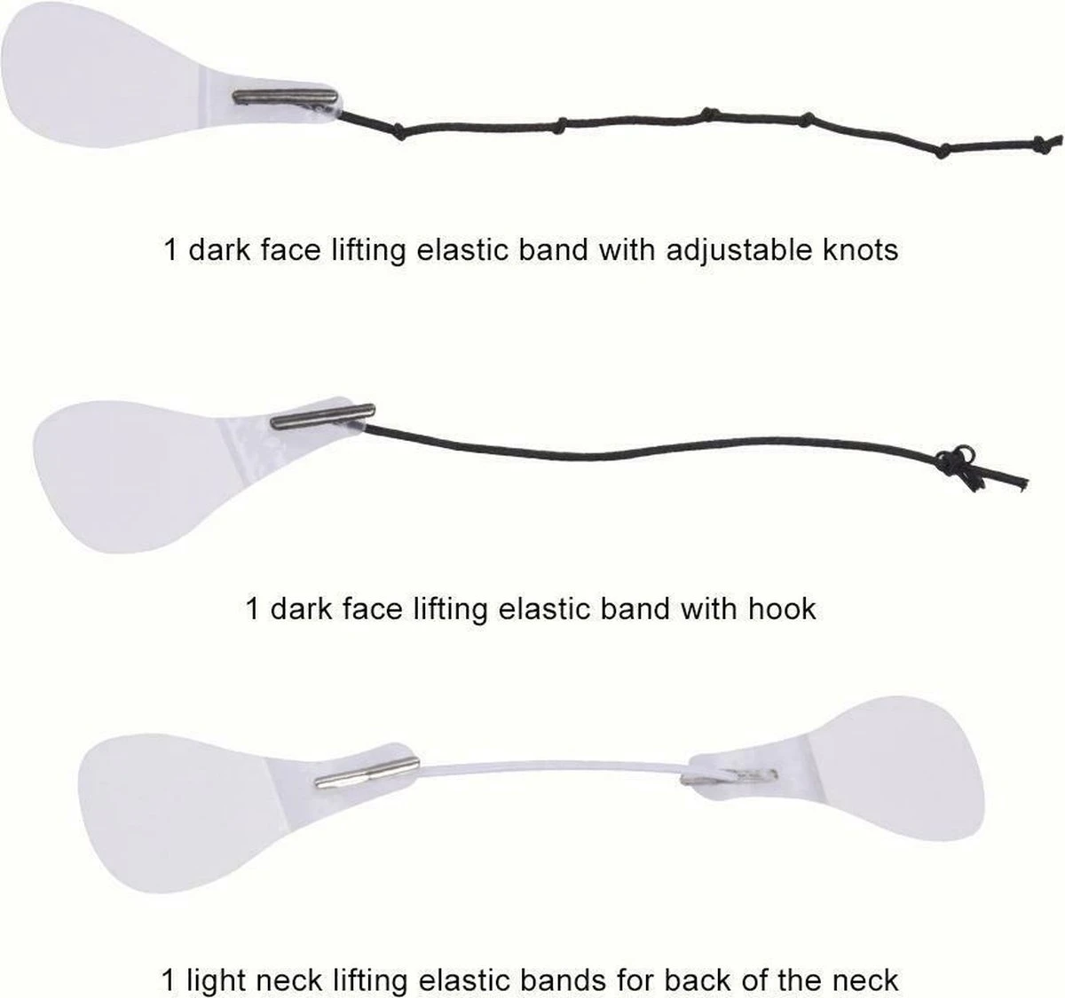 Facelift Tape - Face Tape - Gezicht Tape - Face Tape Lift - Beauty Tape - Facelift Tape Met Elastiek - 40 Stickers + 3 Verschillende Touwtjes 5 Facelift Tape - Face Tape - Gezicht Tape - Face Tape Lift - Beauty Tape - Facelift Tape Met Elastiek - 40 Stickers + 3 Verschillende Touwtjes - Image 3