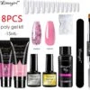 Merkloos Polygel Set, Polygel Kit, Polygel Starterset, Polygel, Gellak Starterset, Polygel, Polygel Kit - Nagelverlenging - Nagelversteviging - Manicure Set - Gel Nagellak - -Modecosmetica Winkel 1200x1132