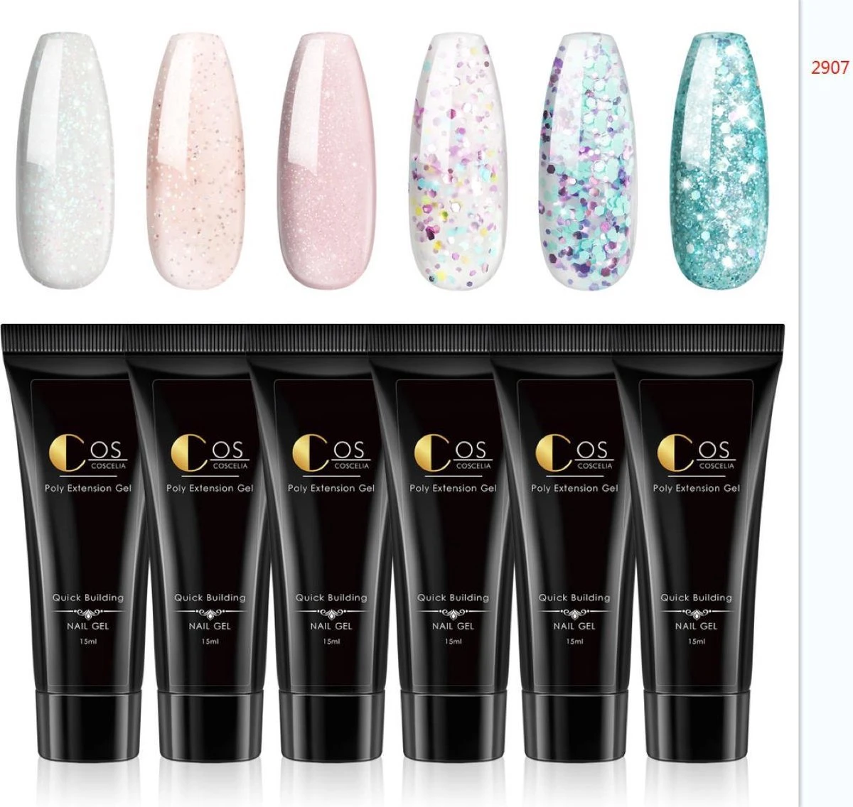 Polygel- 6 KLEUREN SET - 15 ML - Polygel Kit - Polygel Nagels - Polygel Kleuren 3 Polygel- 6 KLEUREN SET - 15 ML - Polygel Kit - Polygel Nagels - Polygel Kleuren