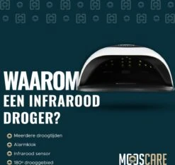 MOOSCARE 120 Watt LED Lamp Voor Gellak Nagels - UV Lamp Gelnagels - Nail Art Nagellamp - Gel Nagellak Nageldroger -Modecosmetica Winkel 1200x1139