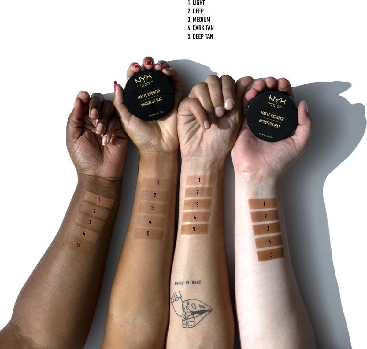 NYX Professional Makeup Matte Bronzer - Light MBB01 - Bronzer - 9,5 Gr 4 NYX Professional Makeup Matte Bronzer - Light MBB01 - Bronzer - 9,5 Gr - Image 2