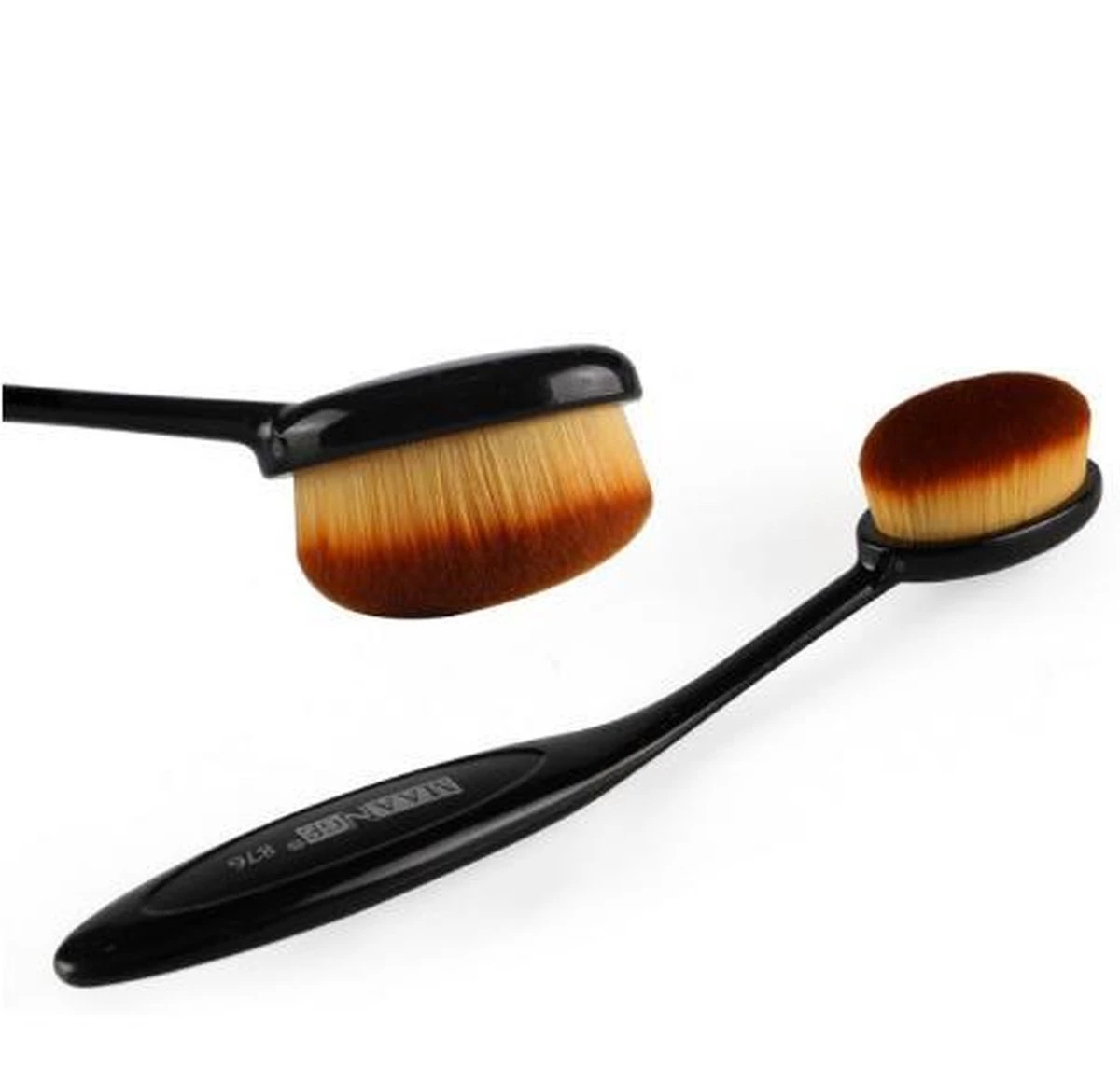 Brush - Make-up - Ovale Brush - Make Up Kwast - Make-up Kwast - Oval Make Up Brush - Foundation Brush - Make-up Brush | 1 Stuk 3 Brush - Make-up - Ovale Brush - Make Up Kwast - Make-up Kwast - Oval Make Up Brush - Foundation Brush - Make-up Brush | 1 Stuk