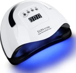 Victoria Nails Pro - 180W/57 LEDs - 2 In 1 UV/LED Lamp -SUN X7 MAX-Manicure/Pedicure Handen En Voeten - Gellak - Gelnagels - Acrylnagels - Top Coat - Matte Top Coat - Led Nagellamp - Uv Nagellamp - Nagels - Nagellak Droger - Tafellamp - Nageldroger -Modecosmetica Winkel 1200x1145 1