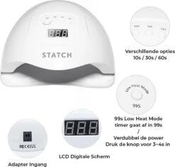 Statch LED Nageldroger Voor Gelnagels - Inclusief Bewegingssensor En Timer – 36LED Lampen- LCD Display 21 Statch LED Nageldroger Voor Gelnagels - Inclusief Bewegingssensor En Timer – 36LED Lampen- LCD Display -Modecosmetica Winkel 1200x1148 2