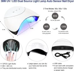 Gellak Starterspakket 12 Kleuren - Gellak - Gellakset - Nagelset - Gelnagels - Nagellak - Gelnagel Kit - UV Lamp 36W - LED - Manicure Set - 12 Kleuren Gel Polish - Nail Art - Nagellamp - Nagelboor - Nageldroger - Nagellak 24 Gellak Starterspakket 12 Kleuren - Gellak - Gellakset - Nagelset - Gelnagels - Nagellak - Gelnagel Kit - UV Lamp 36W - LED - Manicure Set - 12 Kleuren Gel Polish - Nail Art - Nagellamp - Nagelboor - Nageldroger - Nagellak -Modecosmetica Winkel 1200x1149