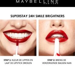 Maybelline SuperStay 24H Smile Brighters Lippenstift - 850 Frosted Mauve - Roze - Langhoudend -Modecosmetica Winkel 1200x1150 12
