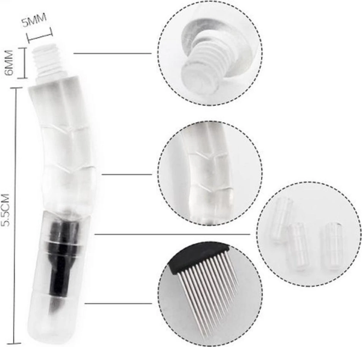 Microblading Pen Met Led Verlichting – Microblading Pen – Microblade Houder Met LED Lamp - Wenkbrauw Microblading Pen - Eyebrow Tattoo Pen - 3D- Hoge Kwaliteit – Herbruikbaar. 10 Microblading Pen Met Led Verlichting – Microblading Pen – Microblade Houder Met LED Lamp - Wenkbrauw Microblading Pen - Eyebrow Tattoo Pen - 3D- Hoge Kwaliteit – Herbruikbaar. - Image 8