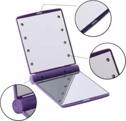 Compacte Make-up Spiegel- LED Mirror- Inklapbaar Met Verlichting- Draagbare Mini Make-up Spiegel 13 Compacte Make-up Spiegel- LED Mirror- Inklapbaar Met Verlichting- Draagbare Mini Make-up Spiegel -Modecosmetica Winkel 1200x1151 16