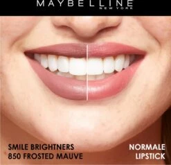 Maybelline SuperStay 24H Smile Brighters Lippenstift - 850 Frosted Mauve - Roze - Langhoudend -Modecosmetica Winkel 1200x1154 10